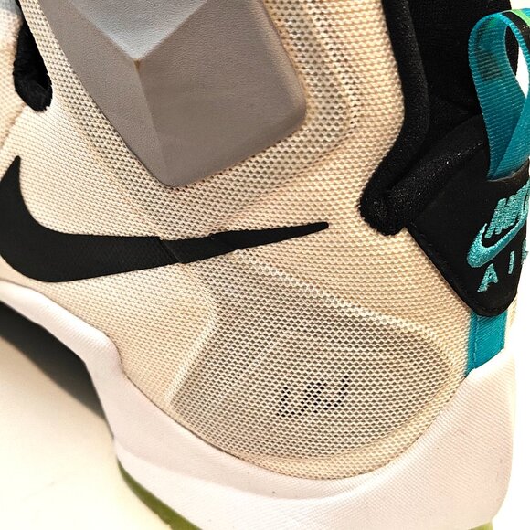 Nike LeBron 13 Command Force 807219-100 2016 Men’s Size 13 White Green Shoes - Picture 13 of 16